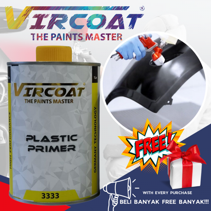 plastic primer, Pelindung Barangan Plastik, Plastic Primer For Plastic